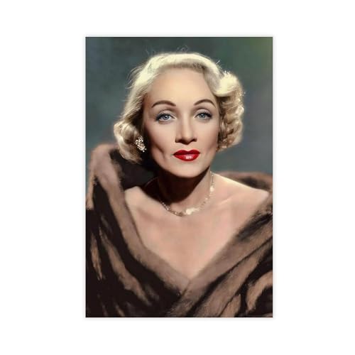 SDOBVDZ Poster "Schauspielerin Marlene Dietrich", Leinwandposter, Schlafzimmer, Dekoration, Landschaft, Büro, Raumdekoration, Geschenk, 40 x 60 cm, 40 x 60 cm SDOBVDZ Poster "Schauspielerin Marlene Dietrich", Leinwandposter, Schlafzimmer, Dekoration, Landschaft, Büro, Raumdekoration, Geschenk, 40 x 60 cm, 40 x 60 cm von SDOBVDZ
