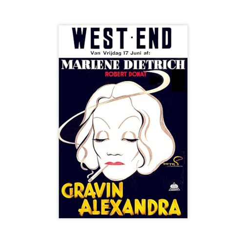 SDOBVDZ Poster "Schauspielerin Marlene Dietrich", Leinwandposter, Wandkunst, Dekordruck, Bild, Gemälde für Wohnzimmer, Schlafzimmer, Dekoration, 30 x 45 cm SDOBVDZ Poster "Schauspielerin Marlene Dietrich", Leinwandposter, Wandkunst, Dekordruck, Bild, Gemälde für Wohnzimmer, Schlafzimmer, Dekoration, 30 x 45 cm von SDOBVDZ