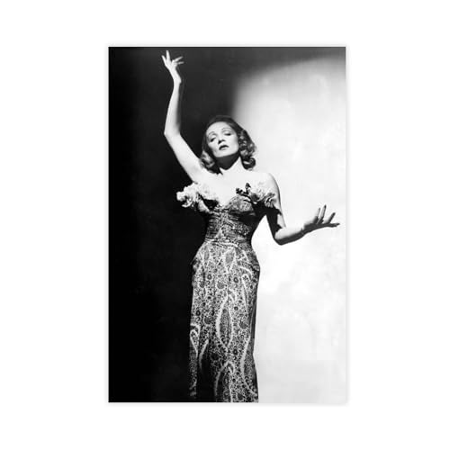 SDOBVDZ Poster "Schauspielerin Marlene Dietrich", Leinwandposter, Wandkunst, Dekordruck, Bild, Gemälde für Wohnzimmer, Schlafzimmer, Dekoration, 50 x 75 cm SDOBVDZ Poster "Schauspielerin Marlene Dietrich", Leinwandposter, Wandkunst, Dekordruck, Bild, Gemälde für Wohnzimmer, Schlafzimmer, Dekoration, 50 x 75 cm von SDOBVDZ