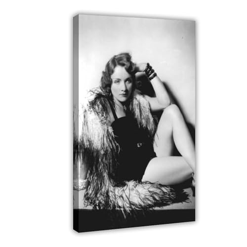 SDOBVDZ Poster "Schauspielerin Marlene Dietrich", Leinwandposter, Wandkunst, Dekordruck, Bild, Gemälde für Wohnzimmer, Schlafzimmer, Dekoration, 50 x 75 cm SDOBVDZ Poster "Schauspielerin Marlene Dietrich", Leinwandposter, Wandkunst, Dekordruck, Bild, Gemälde für Wohnzimmer, Schlafzimmer, Dekoration, 50 x 75 cm von SDOBVDZ