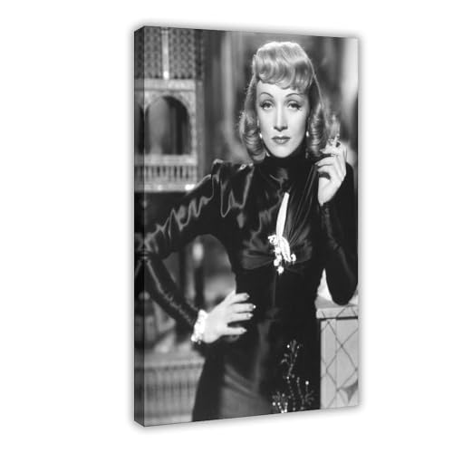 SDOBVDZ Poster "Schauspielerin Marlene Dietrich", Leinwandposter, Wandkunst, Dekordruck, Bild Gemälde für Wohnzimmer, Schlafzimmer, Dekoration, 30 x 45 cm, 2 Stück SDOBVDZ Poster "Schauspielerin Marlene Dietrich", Leinwandposter, Wandkunst, Dekordruck, Bild Gemälde für Wohnzimmer, Schlafzimmer, Dekoration, 30 x 45 cm, 2 Stück von SDOBVDZ
