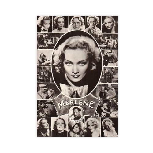 SDOBVDZ Poster "Schauspielerin Marlene Dietrich", Leinwandposter, Wandkunst, Dekordruck, Gemälde für Wohnzimmer, Schlafzimmer, Dekoration, 30 x 45 cm SDOBVDZ Poster "Schauspielerin Marlene Dietrich", Leinwandposter, Wandkunst, Dekordruck, Gemälde für Wohnzimmer, Schlafzimmer, Dekoration, 30 x 45 cm von SDOBVDZ