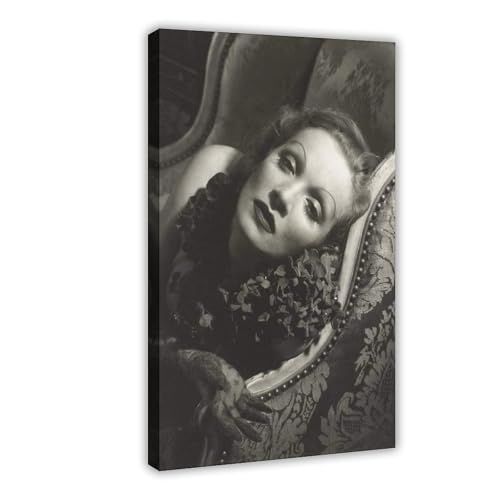 SDOBVDZ Poster "Schauspielerin Marlene Dietrich", Leinwandposter, Wandkunst, Dekordruck, Gemälde für Wohnzimmer, Schlafzimmer, Dekoration, 60 x 90 cm SDOBVDZ Poster "Schauspielerin Marlene Dietrich", Leinwandposter, Wandkunst, Dekordruck, Gemälde für Wohnzimmer, Schlafzimmer, Dekoration, 60 x 90 cm von SDOBVDZ
