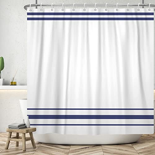 SDOTPMT 165x180cm Lila Weiß Duschvorhang Moderner Minimalismus gestreifter Badevorhang Countryside Bauernhaus Klassischer ästhetischer Badewannenvorhang für Badezimmer Dekor mit Haken SDOTPMT 165x180cm Lila Weiß Duschvorhang Moderner Minimalismus gestreifter Badevorhang Countryside Bauernhaus Klassischer ästhetischer Badewannenvorhang für Badezimmer Dekor mit Haken von SDOTPMT