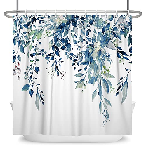SDOTPMT Aquarell Eukalyptus Laub Blumen Duschvorhang Frühling Natürlich Botanisch Pflanze Blätter Badevorhang Weiß Hintergrund Badewannenvorhang für Badezimmer Polyester 165x183cm mit Haken SDOTPMT Aquarell Eukalyptus Laub Blumen Duschvorhang Frühling Natürlich Botanisch Pflanze Blätter Badevorhang Weiß Hintergrund Badewannenvorhang für Badezimmer Polyester 165x183cm mit Haken von SDOTPMT