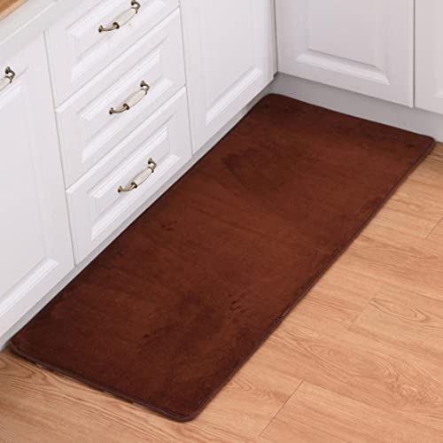 Badezimmerset Teppich Badematte Badezimmer Schlafzimmer rutschfeste Matten Schaumteppich Duschteppich für Badezimmer Küche Schlafzimmer 50 * 80-Braun,50X80CM Badezimmerset Teppich Badematte Badezimmer Schlafzimmer rutschfeste Matten Schaumteppich Duschteppich für Badezimmer Küche Schlafzimmer 50 * 80-Braun,50X80CM von SDPRINTS