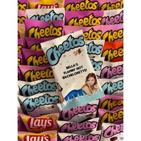 Personalisierte Chip Tasche Gefälligkeiten Flamin "Hot Junggesellinnenabschied von SDPartyFavors