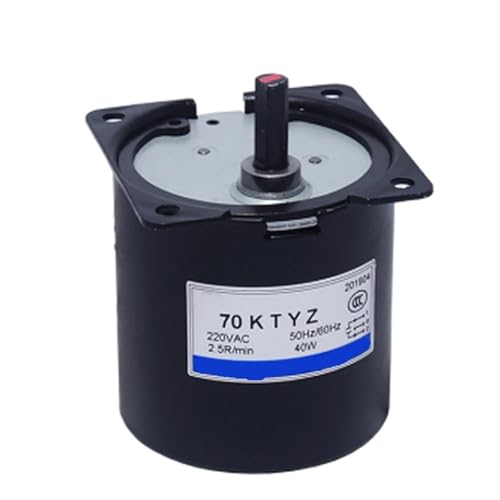 220 V AC 40 W Getriebemotor 70 Synchronmotor 2,5 U/min 5 U/min 10 U/min 15 U/min 20 U/min 30 U/min 40 U/min 50 U/min 60 U/min Halterung(2.5rpm no bracket) von SDQGDHVW