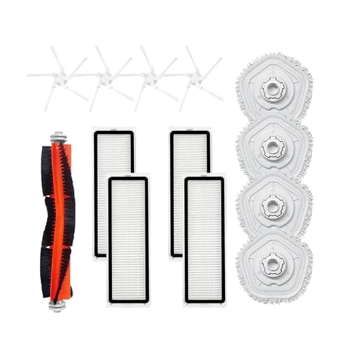 SDQJFPEXO Einzelhandel Hauptbürste Seitenbürste Wischmopp HEPA-Filter Kompatibel for Dreame Bot W10 W10pro Staubsauger Zubehör Ersatz Ersatzteil von SDQJFPEXO