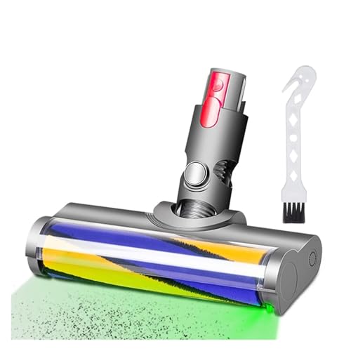SDQJFPEXO Staubsauger-Kopfbürste, Kompatibel mit Dyson V7 V8 V10 V11 V15 Staubsauger-Bodendüse, Bürstenkopf mit LED, beleuchtet versteckten Staub und gut for Hartböden,Für Hartböden von SDQJFPEXO
