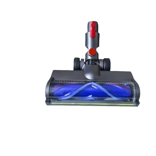 SDQJFPEXO Staubsauger-Kopfbürste, V-förmiger Direktantriebs-Rollenbürstenkopf Kompatibel mit Dyson Akku-Staubsaugern V7/V8/V10/V11/V15 – mit grüner LED-Staublicht,Für Hartböden von SDQJFPEXO