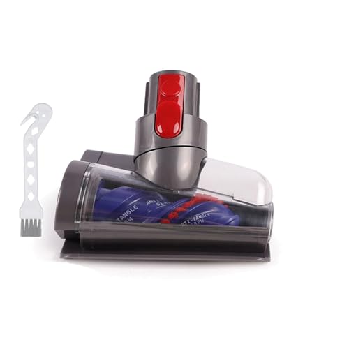Staubsauger-Kopfbürste, Upgrade des motorisierten Mini-Bürstenkopfs mit Anti-Tangle-Funktion, kompatibel mit dem Staubsauger Dyson V7 V8 V10 V11 V15, geeignet for Sofas, Betten, Autositze ,Für Hartböd von SDQJFPEXO