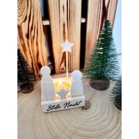 Kleine Krippe Für Teelichter in Weiß | Mini Aus Raysin Adventslicht Weihnachtsdeko Tischkrippe Kleine Krippe Für Teelichter in Weiß | Mini Aus Raysin Adventslicht Weihnachtsdeko Tischkrippe von SDSchoeneDinge