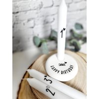 Personalisierter Geburtstagsteller | Kerzenteller Geburtstagskerzenteller Geburtstagskerze Geburtstagsgeschenk Geburtstagslicht Personalisierter Geburtstagsteller | Kerzenteller Geburtstagskerzenteller Geburtstagskerze Geburtstagsgeschenk Geburtstagslicht von SDSchoeneDinge