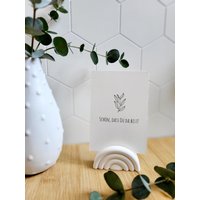 Regenbogen Fotohalter | Kartenhalter Aus Raysin, Weiß Tischdeko |H Ochzeitsdeko |Visitenkarten Halter von SDSchoeneDinge