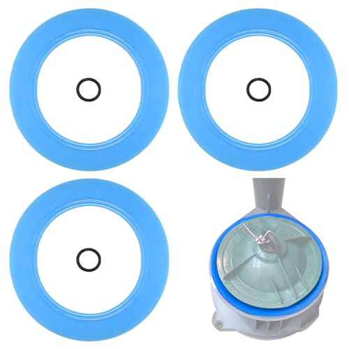 SDTC Tech Spülventildichtung 3er Pack Silikonmaterial 7301111-0070A Ersatzteile für amerikanische Standard-Toilette für Champion 4 und Eljer Titan 4 mit O-Ring SDTC Tech Spülventildichtung 3er Pack Silikonmaterial 7301111-0070A Ersatzteile für amerikanische Standard-Toilette für Champion 4 und Eljer Titan 4 mit O-Ring von SDTC Tech