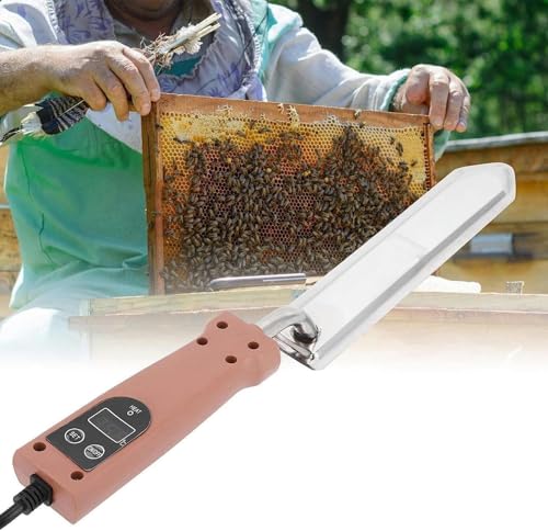 Electric Honey Uncapping Knife Reliable Honey Scraper Cutter Beekeeping Equipment Tools With Wood Handle Stainless Steel Blade For Beekeeper Electric Honey Uncapping Knife Reliable Honey Scraper Cutter Beekeeping Equipment Tools With Wood Handle Stainless Steel Blade For Beekeeper von SDTOOP