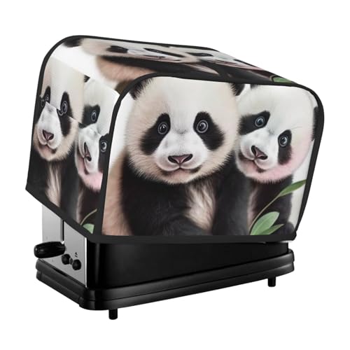 2 Scheiben Toaster Abdeckung mit Taschen Universal Brotbackmaschine Abdeckung Baby Pandas Küche Kleingeräte Abdeckung mit Griff Ofenabdeckung Staub- und Fingerabdruckschutz 2 Scheiben Toaster Abdeckung mit Taschen Universal Brotbackmaschine Abdeckung Baby Pandas Küche Kleingeräte Abdeckung mit Griff Ofenabdeckung Staub- und Fingerabdruckschutz von SDTYKHJ