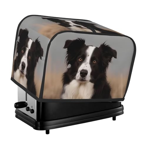 2 Scheiben Toaster Abdeckung mit Taschen Universal Brotbackmaschine Abdeckung Border Collie Küche Kleingeräte Abdeckung mit Griff Ofenabdeckung Staub- und Fingerabdruckschutz 2 Scheiben Toaster Abdeckung mit Taschen Universal Brotbackmaschine Abdeckung Border Collie Küche Kleingeräte Abdeckung mit Griff Ofenabdeckung Staub- und Fingerabdruckschutz von SDTYKHJ