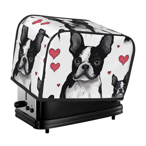 2 Scheiben Toaster Abdeckung mit Taschen Universal Brotbackmaschine Abdeckung Boston Terrier Hund Küche Kleingeräte Abdeckung mit Griff Ofenabdeckung Staub- und Fingerabdruckschutz 2 Scheiben Toaster Abdeckung mit Taschen Universal Brotbackmaschine Abdeckung Boston Terrier Hund Küche Kleingeräte Abdeckung mit Griff Ofenabdeckung Staub- und Fingerabdruckschutz von SDTYKHJ