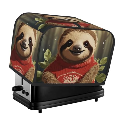 2 Scheiben Toaster Abdeckung mit Taschen Universal Brotbackmaschine Abdeckung Cartoon Faultier Küche Kleingeräte Abdeckung mit Griff Ofenabdeckung Staub- und Fingerabdruckschutz 2 Scheiben Toaster Abdeckung mit Taschen Universal Brotbackmaschine Abdeckung Cartoon Faultier Küche Kleingeräte Abdeckung mit Griff Ofenabdeckung Staub- und Fingerabdruckschutz von SDTYKHJ