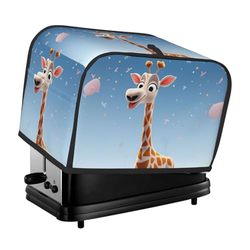 2 Scheiben Toaster Abdeckung mit Taschen Universal Brotbackmaschine Abdeckung Cartoons Giraffe Küche Kleingeräte Abdeckung mit Griff Ofenabdeckung Staub- und Fingerabdruckschutz 2 Scheiben Toaster Abdeckung mit Taschen Universal Brotbackmaschine Abdeckung Cartoons Giraffe Küche Kleingeräte Abdeckung mit Griff Ofenabdeckung Staub- und Fingerabdruckschutz von SDTYKHJ