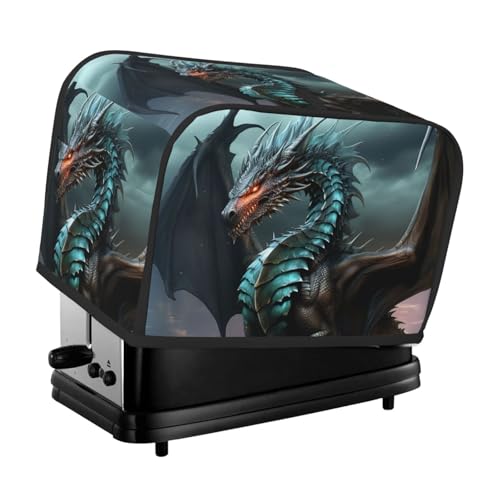 2 Scheiben Toaster Abdeckung mit Taschen Universal Brotbackmaschine Abdeckung Cool Dragon Küche Kleingeräte Abdeckung mit Griff Ofenabdeckung Staub- und Fingerabdruckschutz 2 Scheiben Toaster Abdeckung mit Taschen Universal Brotbackmaschine Abdeckung Cool Dragon Küche Kleingeräte Abdeckung mit Griff Ofenabdeckung Staub- und Fingerabdruckschutz von SDTYKHJ