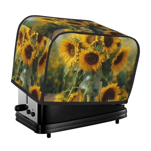 2 Scheiben Toaster Abdeckung mit Taschen Universal Brotbackmaschine Abdeckung Flasche Sonnenblumen Küche Kleingeräte Abdeckung mit Griff Ofenabdeckung Staub- und Fingerabdruckschutz 2 Scheiben Toaster Abdeckung mit Taschen Universal Brotbackmaschine Abdeckung Flasche Sonnenblumen Küche Kleingeräte Abdeckung mit Griff Ofenabdeckung Staub- und Fingerabdruckschutz von SDTYKHJ