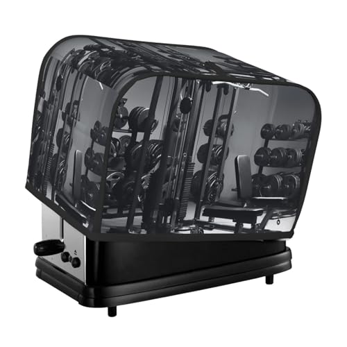 2 Scheiben Toaster Abdeckung mit Taschen Universal Brotbackmaschine Abdeckung Gym Equipment Küche Kleingeräte Abdeckung mit Griff Ofenabdeckung Staub- und Fingerabdruckschutz von SDTYKHJ