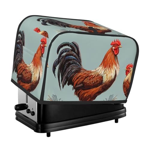 2 Scheiben Toaster Abdeckung mit Taschen Universal Brotbackmaschine Abdeckung Huhn Druck Küche Kleingeräte Abdeckung mit Griff Ofenabdeckung Staub- und Fingerabdruckschutz 2 Scheiben Toaster Abdeckung mit Taschen Universal Brotbackmaschine Abdeckung Huhn Druck Küche Kleingeräte Abdeckung mit Griff Ofenabdeckung Staub- und Fingerabdruckschutz von SDTYKHJ