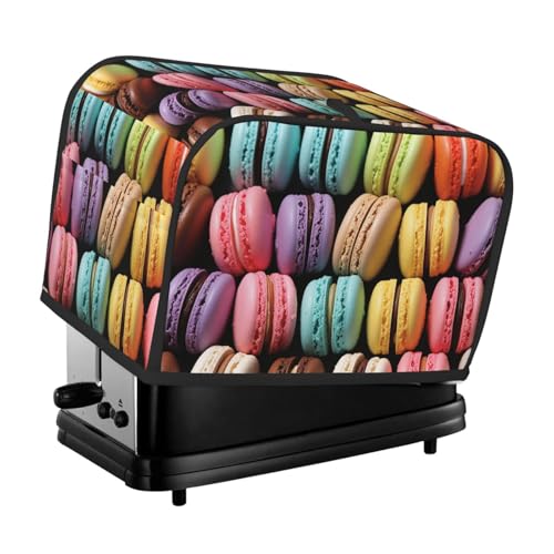 2 Scheiben Toaster Abdeckung mit Taschen Universal Brotbackmaschine Abdeckung Macaron Keks Geschmack Gebäck Küche Kleingeräte Abdeckung mit Griff Ofenabdeckung Staub- und Fingerabdruckschutz von SDTYKHJ