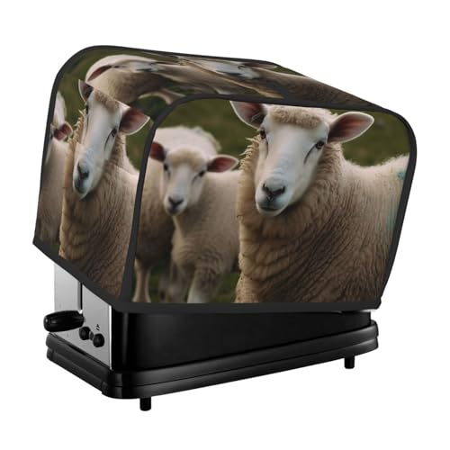 2 Scheiben Toaster Abdeckung mit Taschen Universal Brotbackmaschine Abdeckung Schaf Tier Küche Kleingeräte Abdeckung mit Griff Ofenabdeckung Staub- und Fingerabdruckschutz 2 Scheiben Toaster Abdeckung mit Taschen Universal Brotbackmaschine Abdeckung Schaf Tier Küche Kleingeräte Abdeckung mit Griff Ofenabdeckung Staub- und Fingerabdruckschutz von SDTYKHJ