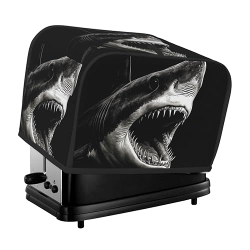 2 Scheiben Toaster Abdeckung mit Taschen Universal Brotbackmaschine Abdeckung Schwarz Haifischkopf Küche Kleingeräte Abdeckung mit Griff Ofenabdeckung Staub- und Fingerabdruckschutz 2 Scheiben Toaster Abdeckung mit Taschen Universal Brotbackmaschine Abdeckung Schwarz Haifischkopf Küche Kleingeräte Abdeckung mit Griff Ofenabdeckung Staub- und Fingerabdruckschutz von SDTYKHJ