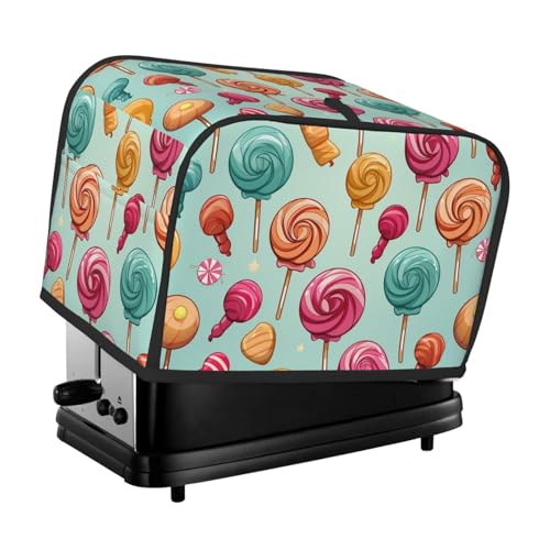 2 Scheiben Toaster Abdeckung mit Taschen Universal Brotbackmaschine Abdeckung Süßigkeiten und Lutscher Küche Kleingeräte Abdeckung mit Griff Ofenabdeckung Staub- und Fingerabdruckschutz von SDTYKHJ