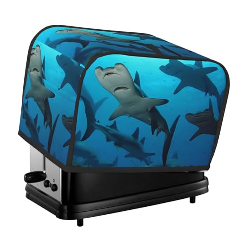2 Scheiben Toaster Abdeckung mit Taschen Universal Brotbackmaschine Abdeckungen Hammerkopf Haie Küche Kleingeräte Abdeckungen mit Griff Ofenabdeckung Staub- und Fingerabdruckschutz 2 Scheiben Toaster Abdeckung mit Taschen Universal Brotbackmaschine Abdeckungen Hammerkopf Haie Küche Kleingeräte Abdeckungen mit Griff Ofenabdeckung Staub- und Fingerabdruckschutz von SDTYKHJ