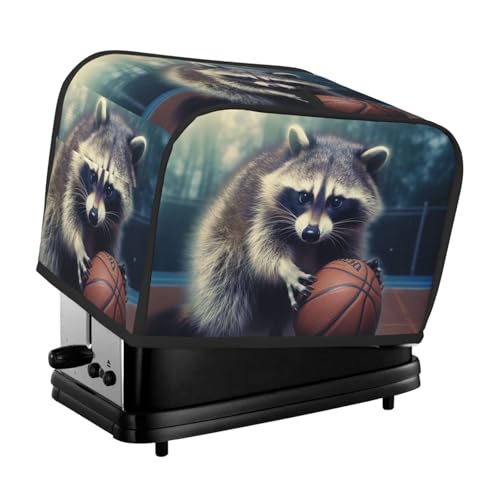2 Scheiben Toaster Abdeckung mit Taschen Universal Brotbackmaschine Abdeckungen Lustiger Waschbär Basketball Küche Kleine Geräte Abdeckung mit Griff Ofenabdeckungen Staub- und Fingerabdruckschutz 2 Scheiben Toaster Abdeckung mit Taschen Universal Brotbackmaschine Abdeckungen Lustiger Waschbär Basketball Küche Kleine Geräte Abdeckung mit Griff Ofenabdeckungen Staub- und Fingerabdruckschutz von SDTYKHJ