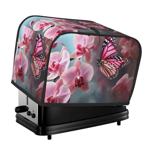 2 Scheiben Toaster Abdeckung mit Taschen Universal Brotbackmaschine Abdeckungen Orchidee Blume Schmetterling Frühling Küche Kleingeräte Abdeckung mit Griff Ofenabdeckungen Staub- und 2 Scheiben Toaster Abdeckung mit Taschen Universal Brotbackmaschine Abdeckungen Orchidee Blume Schmetterling Frühling Küche Kleingeräte Abdeckung mit Griff Ofenabdeckungen Staub- und von SDTYKHJ
