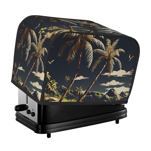 2 Scheiben Toaster Abdeckung mit Taschen Universal Brotbackmaschine Abdeckungen Palme Küche Kleingeräte Abdeckungen mit Griff Ofenabdeckung Staub- und Fingerabdruckschutz 2 Scheiben Toaster Abdeckung mit Taschen Universal Brotbackmaschine Abdeckungen Palme Küche Kleingeräte Abdeckungen mit Griff Ofenabdeckung Staub- und Fingerabdruckschutz von SDTYKHJ