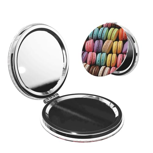 SDTYKHJ Macaron Biscuit Flavored Pastries Travel Makeup Mirror Double Sided 1X/2X Magnification Compact Vanity Mirror for Women Magnifying Cosmetic Mirror Folding Handheld Mirror for Purse Pocket SDTYKHJ Macaron Biscuit Flavored Pastries Travel Makeup Mirror Double Sided 1X/2X Magnification Compact Vanity Mirror for Women Magnifying Cosmetic Mirror Folding Handheld Mirror for Purse Pocket von SDTYKHJ