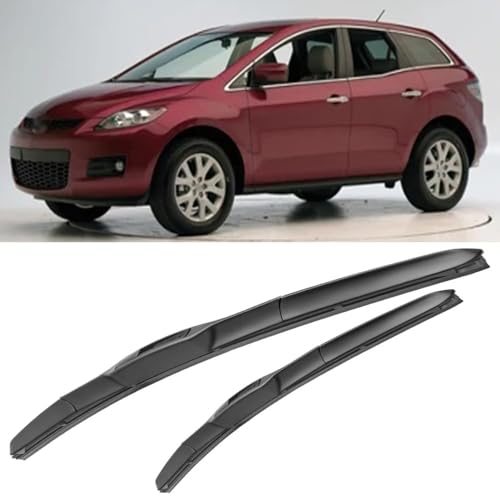 SDUEYZS 2 Stück Scheibenwischer für Mazda CX-7 2006-2013 26"+16", Front scheibenwischerblätter Ersatz Wischblätter klare Sicht Auto Scheibenwischerblatt Zubehör SDUEYZS 2 Stück Scheibenwischer für Mazda CX-7 2006-2013 26"+16", Front scheibenwischerblätter Ersatz Wischblätter klare Sicht Auto Scheibenwischerblatt Zubehör von SDUEYZS
