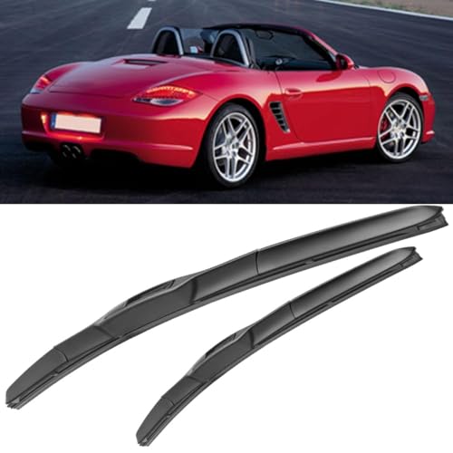SDUEYZS 2 Stück Scheibenwischer für Porsche Boxster 987 2004-2012 22"+21", Front scheibenwischerblätter Ersatz Wischblätter klare Sicht Auto Scheibenwischerblatt Zubehör SDUEYZS 2 Stück Scheibenwischer für Porsche Boxster 987 2004-2012 22"+21", Front scheibenwischerblätter Ersatz Wischblätter klare Sicht Auto Scheibenwischerblatt Zubehör von SDUEYZS