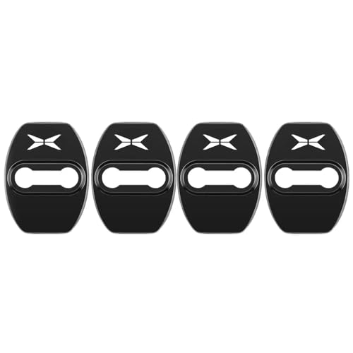 SDUEYZS 4 Stück Autotürschlossabdeckung aus Edelstahl Rostfreie Türschutzkappen Wasserdicht Kratzfest für XPENG G3i G6 G9 P7 P5 2021-2024 Auto Innen-/Außenbereich Schutz ZubehöR,Black-A SDUEYZS 4 Stück Autotürschlossabdeckung aus Edelstahl Rostfreie Türschutzkappen Wasserdicht Kratzfest für XPENG G3i G6 G9 P7 P5 2021-2024 Auto Innen-/Außenbereich Schutz ZubehöR,Black-A von SDUEYZS