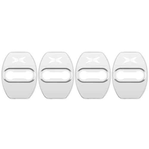 SDUEYZS 4 Stück Autotürschlossabdeckung aus Edelstahl Rostfreie Türschutzkappen Wasserdicht Kratzfest für XPENG G3i G6 G9 P7 P5 2021-2024 Auto Innen-/Außenbereich Schutz ZubehöR,Silver-A SDUEYZS 4 Stück Autotürschlossabdeckung aus Edelstahl Rostfreie Türschutzkappen Wasserdicht Kratzfest für XPENG G3i G6 G9 P7 P5 2021-2024 Auto Innen-/Außenbereich Schutz ZubehöR,Silver-A von SDUEYZS