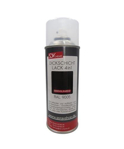 SDV Chemie Dickschicht Lackspray RAL 9005 schwarz seidenglänzend 1x 400ml TIEFSCHWARZ Kunstharzlack SDV Chemie Dickschicht Lackspray RAL 9005 schwarz seidenglänzend 1x 400ml TIEFSCHWARZ Kunstharzlack von SDV Chemie