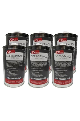 SDV Chemie Isopropanol Isopropylalkohol IPA 2-Propanol 99,9% 6x 1 Liter 1000ml 6L Cleaner SDV Chemie Isopropanol Isopropylalkohol IPA 2-Propanol 99,9% 6x 1 Liter 1000ml 6L Cleaner von SDV Chemie