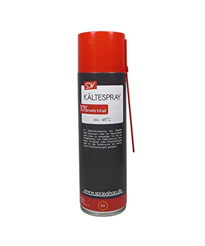 SDV Chemie Kältespray 12x 550ml Kühlspray Vereisungsspray Eisspray Spray bis -45°C von SDV Chemie