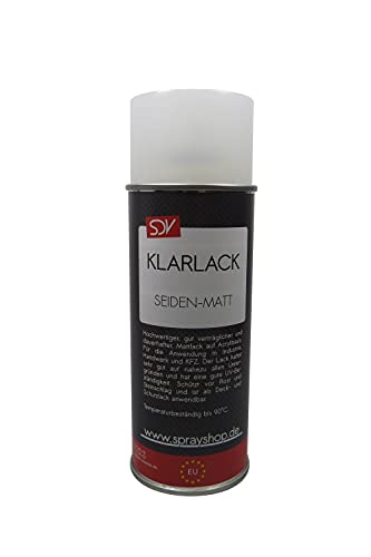 SDV Chemie Klarlack Spray seidenmatt 12x 400ml schnelltrocknend Acryl Sprühlack Autolack Felgen KFZ SDV Chemie Klarlack Spray seidenmatt 12x 400ml schnelltrocknend Acryl Sprühlack Autolack Felgen KFZ von SDV Chemie