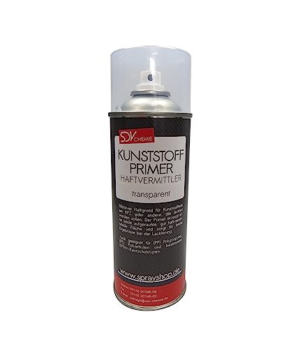 SDV Chemie Kunststoffprimer transparent 3x 400ml Plastik Kunststoff Haftgrund Haftvermittler Grundierung von SDV Chemie