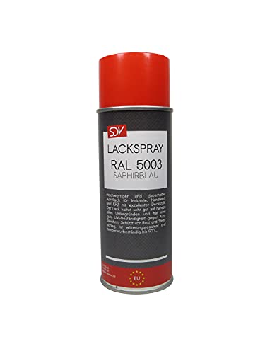 SDV Chemie Lackspray RAL 5003 SAPHIRBLAU seidenglanz 1x 400ml seidenglänzend Acryllack von SDV Chemie