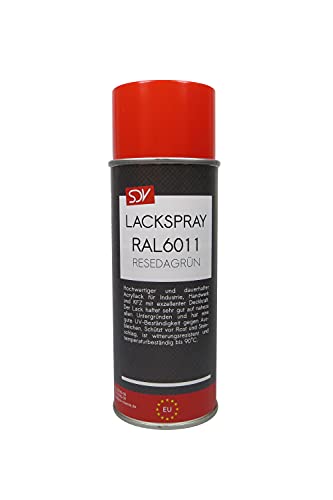 SDV Chemie Lackspray RAL 6011 RESEDAGRÜN seidenglanz 1x 400ml seidenglänzend Acryllack von SDV Chemie